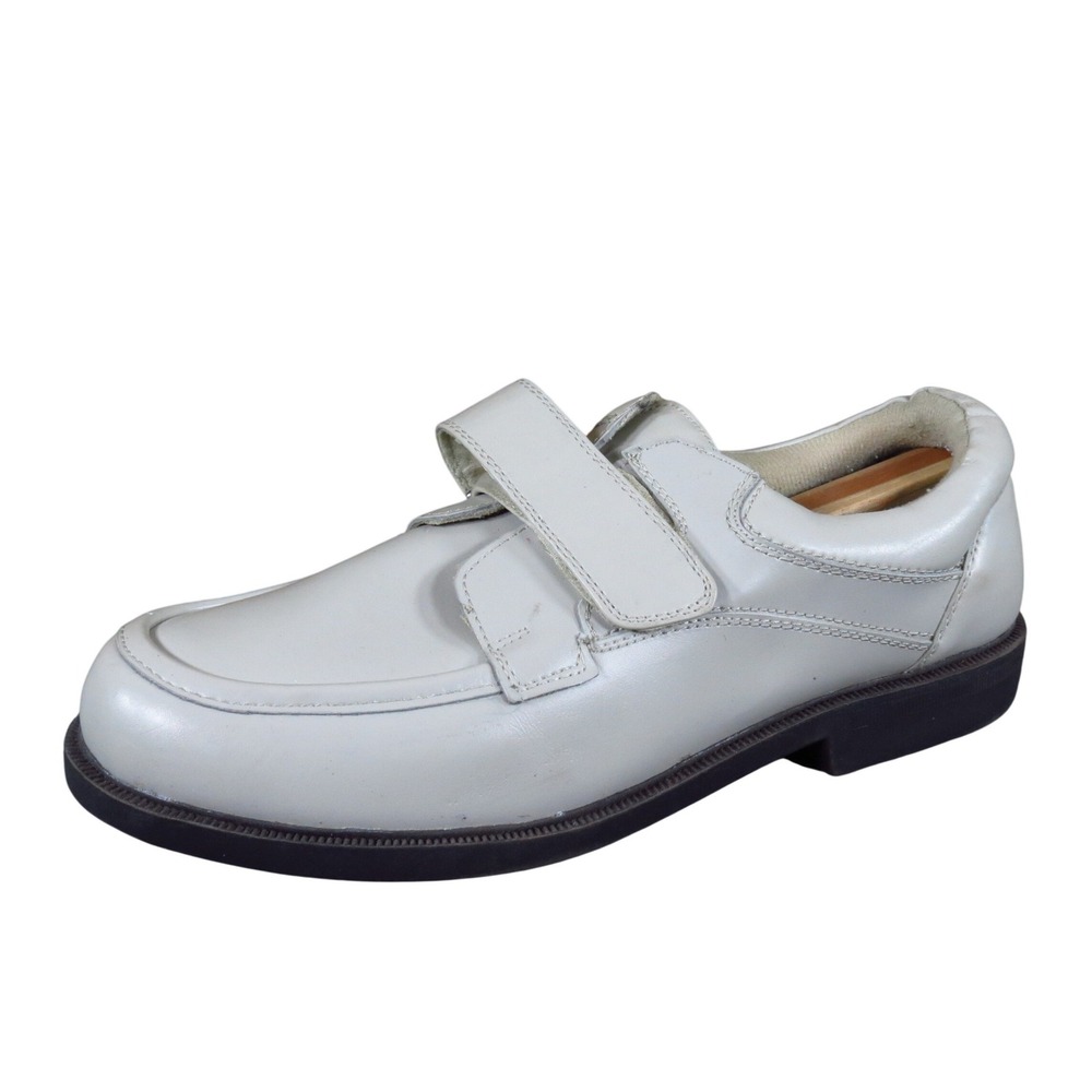 Dr. Scholl's Double Air Pillo Men Walking Shoe Size 13 Casual Comfort Bone White